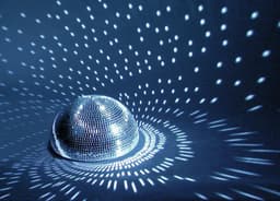 EUROLITE Halve Discobal - Spiegelbol - Discobol met motor 40cm spiegelbal disco bal bol — thumbnail 3