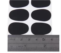 Mondstukplakkers Saxofoon - Mondstuk Kussen - 8 stuks Alt/Tenor Saxofoon Sax Mondstuk Patches Pads Kussens Zwart --- 0.8mm — thumbnail 2