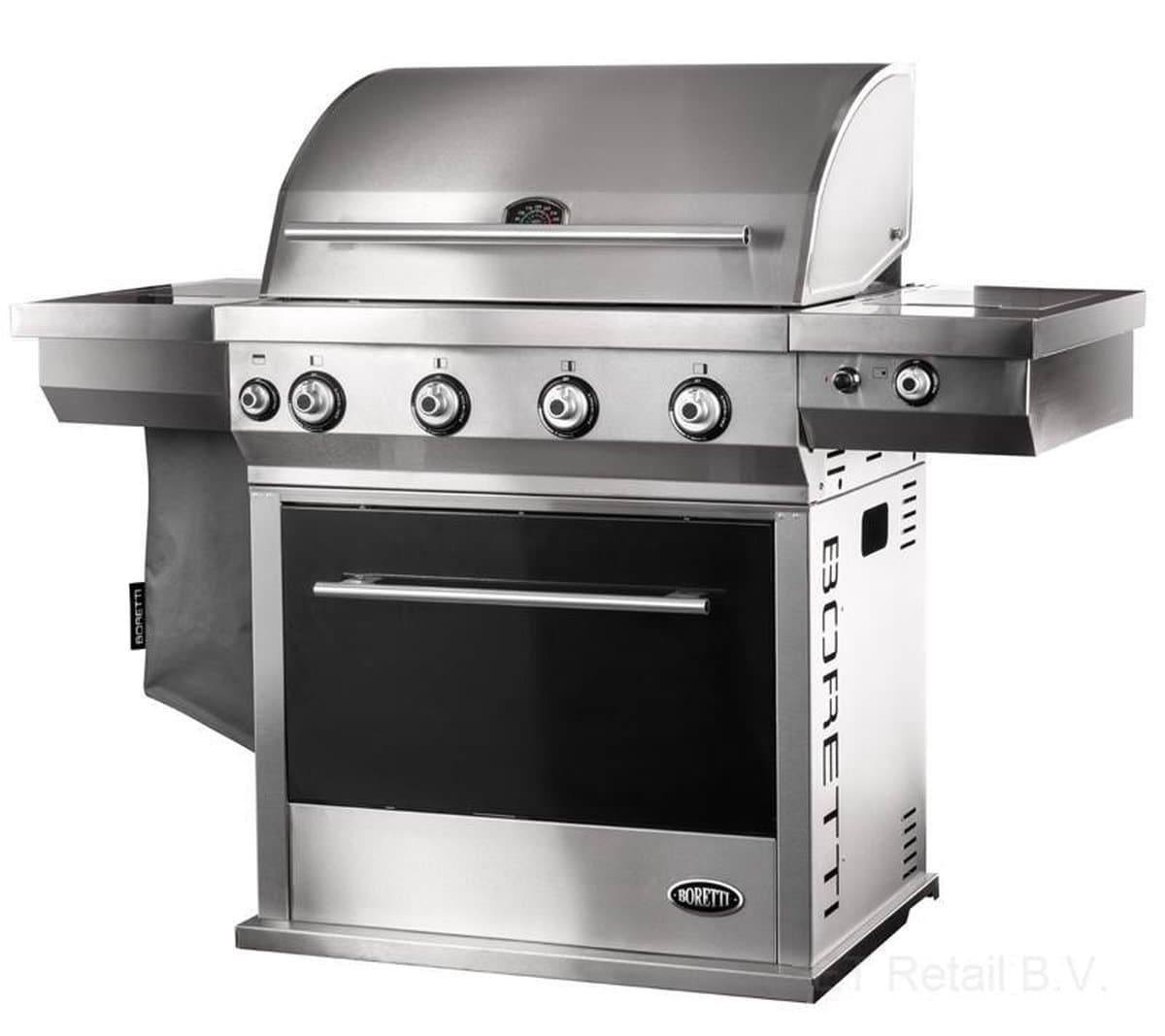 Boretti Keuken Maggiore Buitenkeuken - Kookoppervlak 70 x 44 cm - RVS — afbeelding 1
