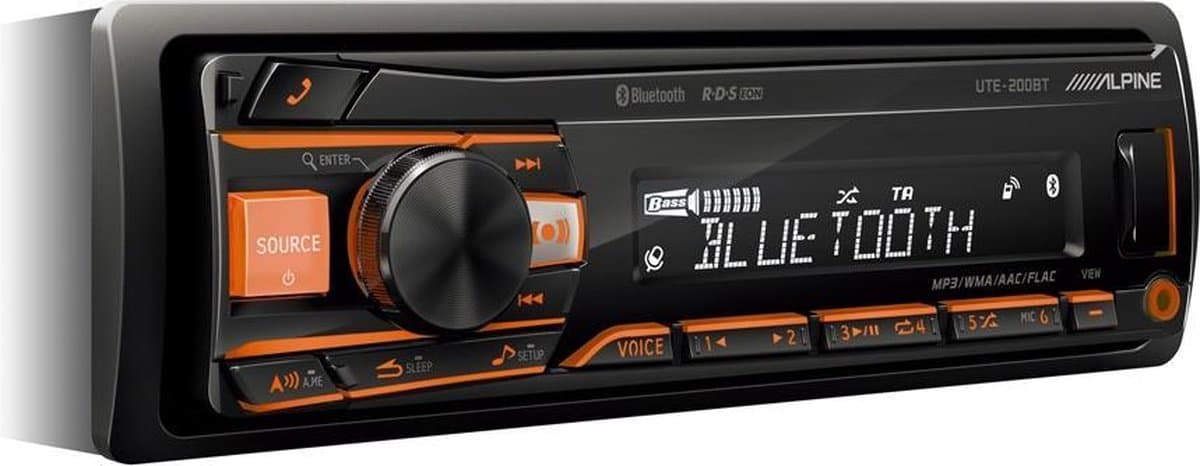 Alpine UTE-204DAB Autoradio DAB+ / Bluetooth / USB / 1Din — afbeelding 1