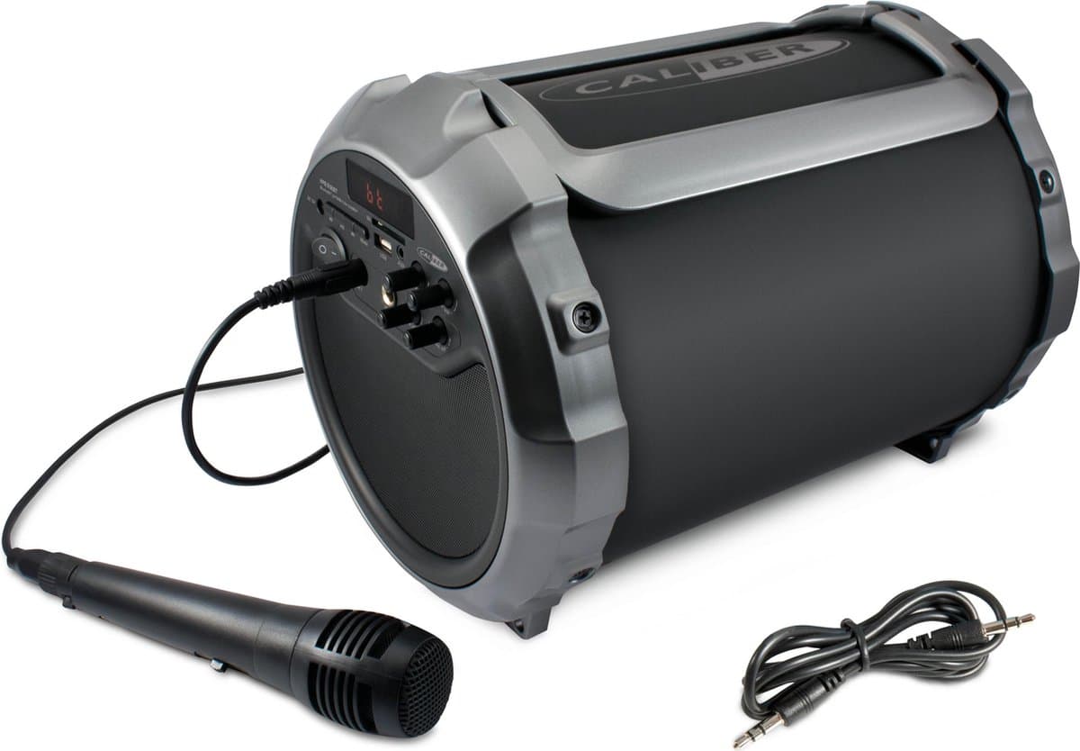Caliber Bluetooth Speaker - Draagbare Karaoke Set - Partybox met Accu - Draagbare Radio - inclusief Microfoon en Echo (HPG512BT) — afbeelding 1