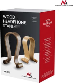 Houten Koptelefoonhouder Maclean MC-815O Hoofdtelefoonstandaard eiken — thumbnail 5