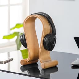 Houten Koptelefoonhouder Maclean MC-815O Hoofdtelefoonstandaard eiken — thumbnail 4