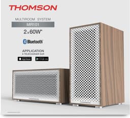 Thomson Multiroom Basisset - Draadloze speaker - Bluetooth - Wit — thumbnail 4
