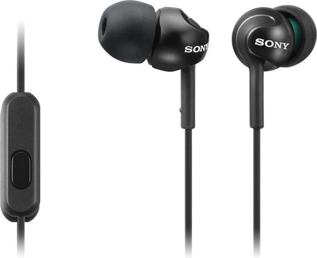 Sony MDR-EX110AP - In-ear oordopjes - Zwart — afbeelding 1