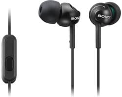 Sony MDR-EX110AP - In-ear oordopjes - Zwart