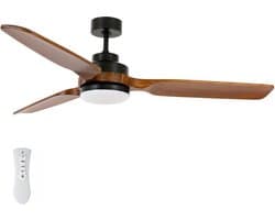 LT-Luce Plafondventilator met lamp - Ø142 cm - Shoalhaven Black — afbeelding 1