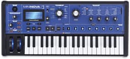 Novation MiniNova - Synthesizer Met Vocoder - 37 Mini-Toetsen - UltraNova Sound Engine - 18 Stemmen - VocalTune - 12-Bands Vocoder - Meegesloten Ganzenhalsmicrofoon — thumbnail 1