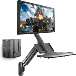 Wandbeugel voor de monitor 17-32" 9 kg met toetsenbord en CPU houder MC-838 — thumbnail 4
