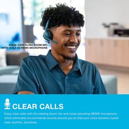 JLab Go Work Pop Headset met Microfoon - Draadloze Headset Bluetooth - Noise Cancelling Microfoon - 50 Uur Speeltijd - Groen — thumbnail 4