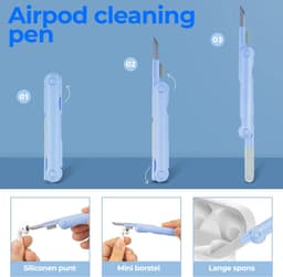 7 in 1 Airpods cleaning kit - Keyboard cleaner - Airpods cleaner - Toetsenbord reiniger - Airpods schoonmaakset - Toetsenbord schoonmaken - Keycap puller — thumbnail 5