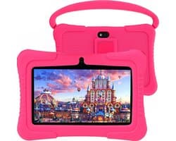 ZINLY® Kindertablet - Tablet - 7 inch - Android 10.0 - Langdurig gebruik - Kids Proof - Kinder tablet voor kinderen vanaf 3 jaar Incl beschermhoes & Ouderlijk Toezicht App - Roze
