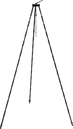 Meyerhoff Driepoot Standaard 120 cm – Stalen Ketelhouder met Ketting – Opvouwbaar – Voor Hongaarse Ketels & Kampvuur Koken – Buiten Kookstatief — thumbnail 1