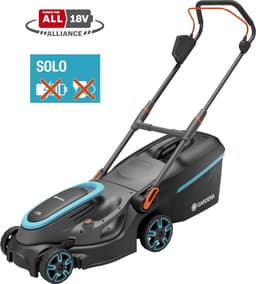 GARDENA PowerMax 37/36V P4A solo Grasmaaier Accu Zonder accu, Zonder lader, In hoogte verstelbare greep 18 V Snijbreedt — thumbnail 1