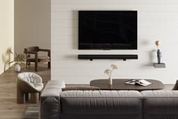 Golden Note Ophangbeugel voor Soundbars - 2 stuks - Universeel - Met anti-slip - Bevestiging aan muur - Zwart — thumbnail 2