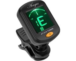 Áengus AT-01A stemapparaat voor Gitaar, Basgitaar, Viool, Ukelele en Chromatisch stemmen - Clip-on tuner