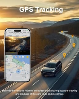 Dashcam - Dashcam voor auto - 4K Dashcam voor - Mini Dashcam - 64GB Kaart - Super Nachtzicht, Loopopname, G-sensor, 24-uurs Parkeermonitor — thumbnail 3