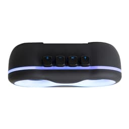 Party Light & Sound - PARTY-OWL - Bluetooth Speaker met LED in Uil Design op Batterij - USB, MicroSD, AUX - Mat Zwart — thumbnail 2