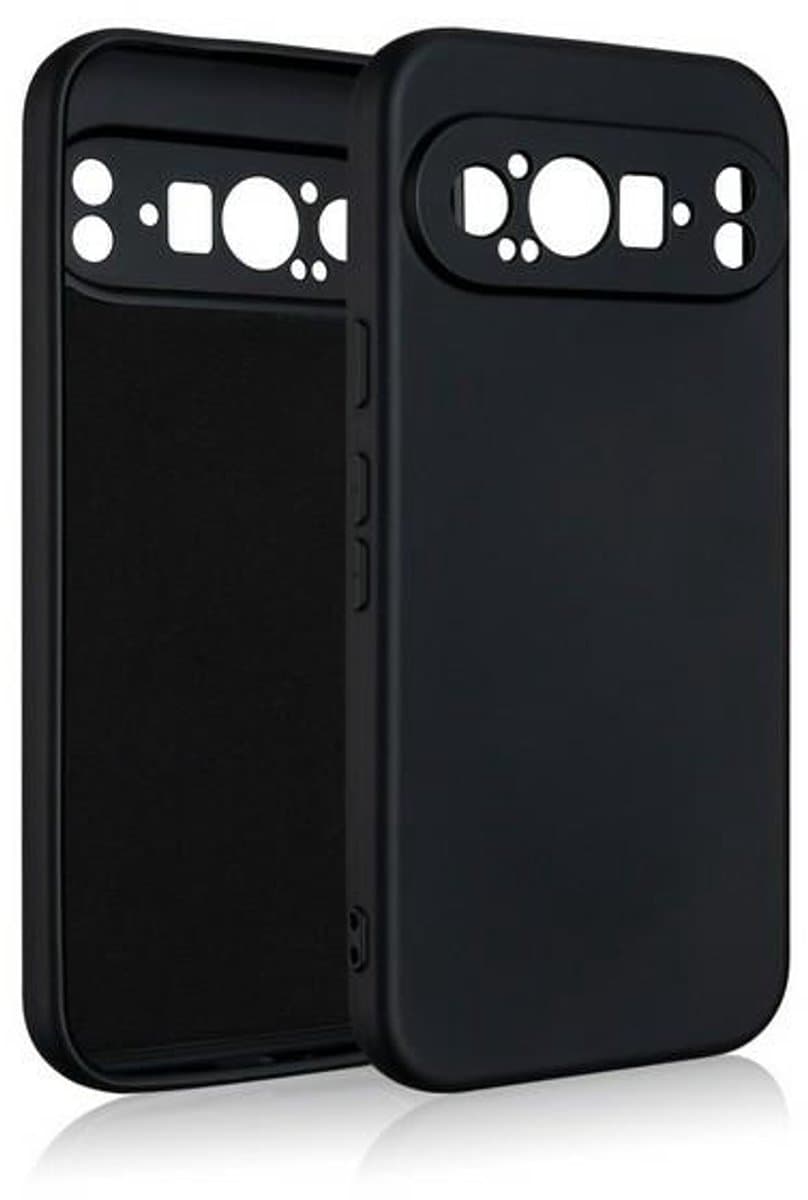 Beline Silicone Serie - Google Pixel 9 Pro Hoes - Zwart - Antislip - Vingervlekbestendig — afbeelding 1