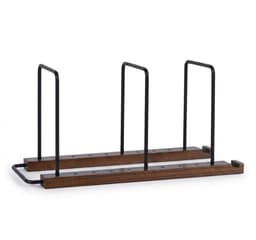 Purepeak LP Opbergsysteem Geschikt voor 30 LP's - LP Opbergrek - Vinyl Houder - Platen Standaard - Verstelbaar Rek - Hout - Metaal — thumbnail 1
