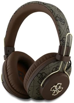 Guess ENC - Koptelefoon - Bluetooth - Metalen Afwerking - 4G Logo - Bruin — thumbnail 1