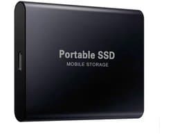Lordani Externe SSD 1TB | USB Portable Externe Harde Schijf | Snelle Draagbare Opslag | Geschikt voor Windows Mac en Android | Compacte en Schokbestendige SSD