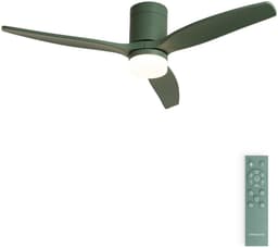 CREATE - Stille 40W plafondventilator met technische ABS bladen in verschillende maten - S - Met licht - Afstandsbediening - WIND CALM — thumbnail 1