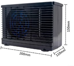 ONF3 - Draagbare Luchtkoeler - Koelventilator met Water-IJs Airconditioning - Zwart - Ideaal voor Thuis en Auto - Gezonde Luchtcirculatie - Hand... — thumbnail 3
