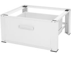 YOR® Wasmachine Verhoger - Wasmachine Verhoger met Lade - Wasmachine Sokkel Met Laadcapaciteit tot 150 KG - Wasmachine Kast - Wasmachine Ombouw – Wasmachineverhoger - ‎Wit- 63cm x 54cm x 32 cm; 9 kg