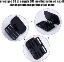Achteruitkijkcamera Bevestigingsset - 2 Stuks Zelfklevende Montage voor Dashcam en Spiegelcamera, Eenvoudig te Installeren en Duurzaam — thumbnail 4
