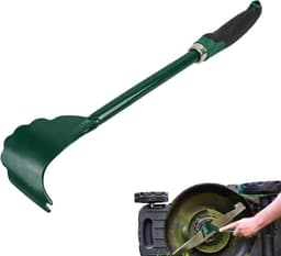 Grasmaaier Schraper - Onderhoudsborstel Dek - Gazon Onderhouden - Robuuste Schrobborstel - 40.5 cm Lengte - Grijs — thumbnail 1