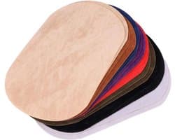 Suede Knie- en Elleboogpatches voor Het Repareren van Truien en Shirts - 16 Stuks voor DIY Projecten