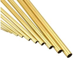 10 Stuks Messing Ronde Buis Set met Diverse Maten van 1mm tot 10mm OD voor DIY Projecten en Creatieve Ambachten