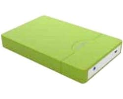 Harde Schijf Behuizing - Externe HDD Case - Data Opslag - Schroefloos Ontwerp - 25 inch - Groene Pistache