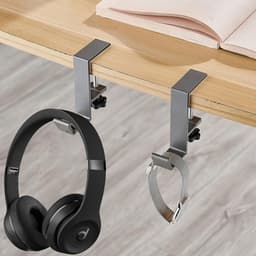 Verstelbare headsethouder voor bureau met enkele haak, ideaal voor gaming, computer en audioapparatuur — thumbnail 2