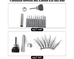 Set van 10 Stuks 900 M-T Loodvrije Soldering Iron Tips met Bevestigingshuls voor Diverse Solderstations, Geschikt voor 936, 937, 938, 969, 8586 en 852D, Perfect voor Precisiewerk en Hobbyprojecten