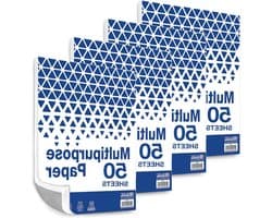 Multifunctioneel Papier - Kopieerpapier Printerpapier - Dagelijks Printen - Zuurvrij Archiefkwaliteit - 85 x 11 inch - Wit