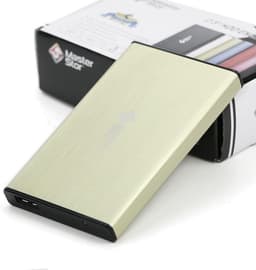 Externe harde schijf - Draagbare opslag - Bestanden overzetten - Super-snelle USB 3.0 - 120 GB - Geel — thumbnail 1