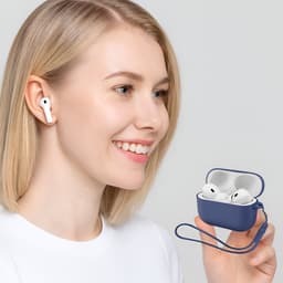 Studio Air® Airpods Hoesje Pro 3 Siliconen Case - Royal Blue - Soepel Airpod Hoesje voor Airpods Pro 3 (model 2025) — thumbnail 5