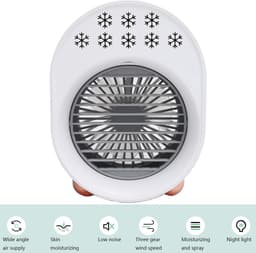 Dailygoods - Draagbare Mini-airconditionerventilator — thumbnail 3
