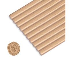 Set van 10 Wasstokken voor Verstevigen van Enveloppen en Kaarten, 10 x 0.8 cm, Ronde Wasstaven voor Trouwhuis, Uitnodigingen en Creatieve Projecten
