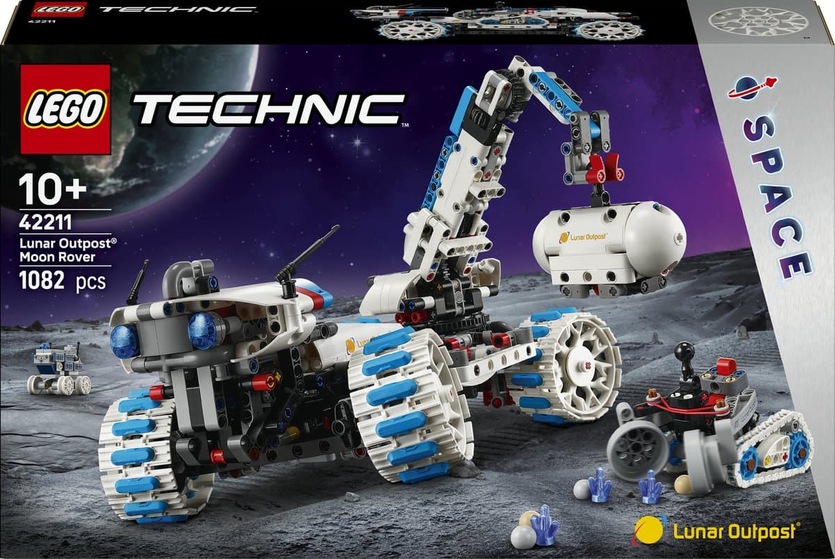 LEGO Technic - Lunar Outpost maanrover ruimtevoertuig Constructiespeelgoed — afbeelding 1