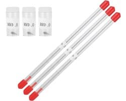 Airbrush naald en nozzles set van 3 x 0.4mm roestvrij staal voor verf spuitpennen en airbrush toepassingen