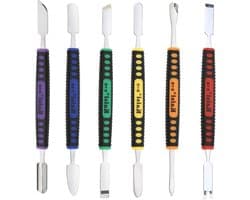 6-delige Dual Ends Metalen Spudger Set, Professionele Prying Opening Gereedschap Kit voor iPhone, iPad, Tablet en Laptop Reparatie Tools