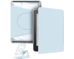 Kindle Paperwhite Hoes - E-reader Cover - Lezen Beschermen - 360 Graden Roterend - 6 inch - Lichtblauw