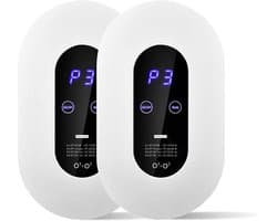 Luchtreiniger met negatieve ionen – Stekkerbare luchtreiniger voor thuis, kantoor of keuken – Vermindert stof, rook en geurtjes – Compact, stil en energiezuinig – Wit