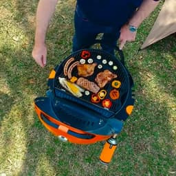O-Grill 500 Gas BBQ - Draagbare Gas BBQ - Compact & Krachtig - Camping / Balkon - Oranje — thumbnail 2