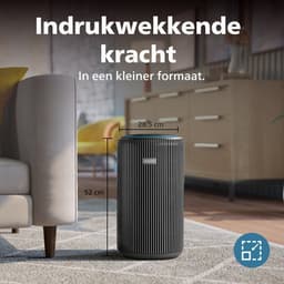 Philips PureProtect 3200 Series - Luchtreiniger - CADR 520m3/u - Ruimtes tot 135m2 - 3 Laags HEPA Filtratie - Air+ App - Ultrastil - Nachtlampje - Zwart - AC3221/13 — thumbnail 11