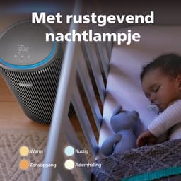 Philips PureProtect 3200 Series - Luchtreiniger - CADR 520m3/u - Ruimtes tot 135m2 - 3 Laags HEPA Filtratie - Air+ App - Ultrastil - Nachtlampje - Zwart - AC3221/13 — thumbnail 10