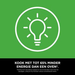 Ninja Airfryer 4,7 liter - Single drawer - Airfryen, Drogen en Opwarmen - Knapperig resultaat, minder vet, lager energieverbruik - AF110EU — thumbnail 3